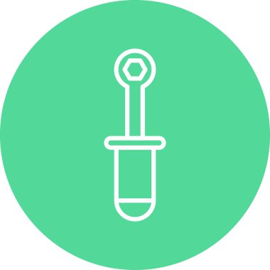 termometre vektör simgesi modern basit tasarım