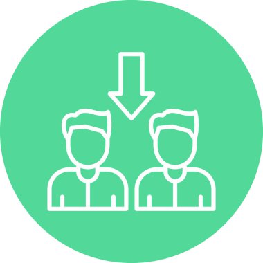 İnsan simgesinin vektör illüstrasyonu