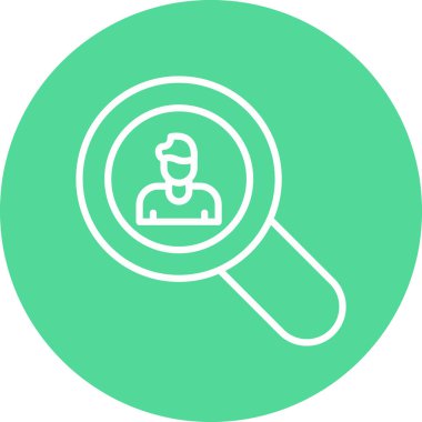 Ara. Web simgesi basit illüstrasyon