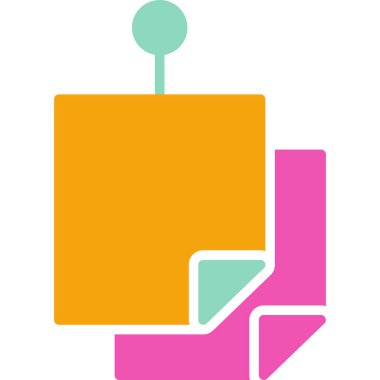 Kutu. Web simgesi basit illüstrasyon