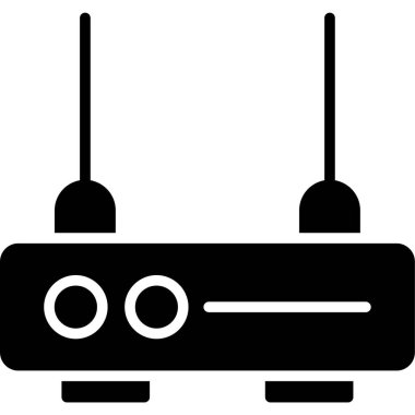 radyo web vektör illüstrasyonu, tasarım