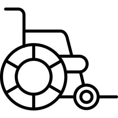 El arabası ikonu. Web için el arabası vektör simgesinin özet çizimi