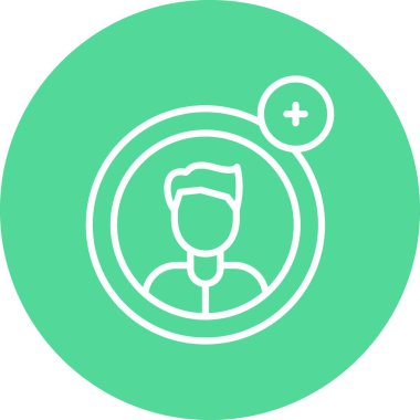 trend biçimi izole edilmiş arkaplanda kullanıcı simgesi