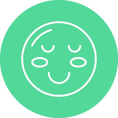 Yüz simgesi vektör illüstrasyonu