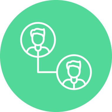 İş ve finans simgesinin vektör illüstrasyonu