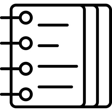 Belge. Web simgesi basit illüstrasyon