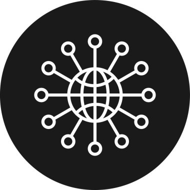 genel bağlantı simgesi, ağ ve küresel bağlantı