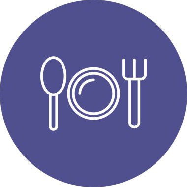 Gıda simgesinin vektör illüstrasyonu