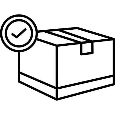 oy pusulası simgesi ana hatları vektörü. Oylama yapalım. oylama