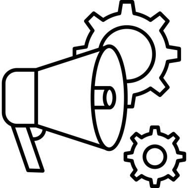 Megafon ikonlu megafon