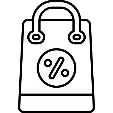 Alışveriş. Web simgesi basit illüstrasyon