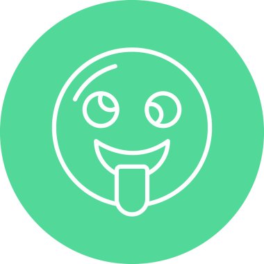 Dil. Web simgesi vektör illüstrasyonu