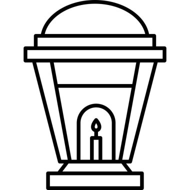 Sokak lambası ikonu. Beyaz arkaplanda izole edilmiş web tasarımı için sokak feneri vektör simgelerinin tasviri