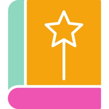 Modern yıldız simgesinin vektör çizimi