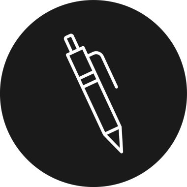 Kalem. Web simgesi basit tasarım