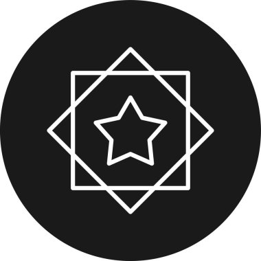 yıldız web simgesi basit tasarım