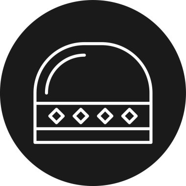 Bir b eksikliği simgesinin vektör çizimi