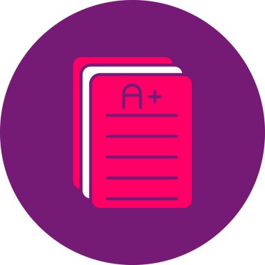 güzel belge vektör çizgisi