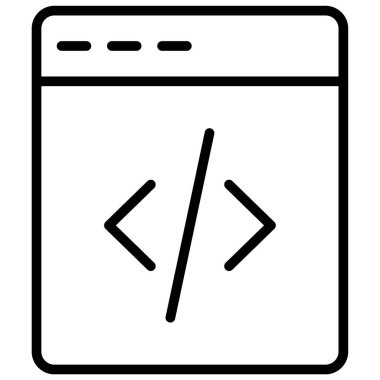 Web simgesi, basit vektör tasarımı