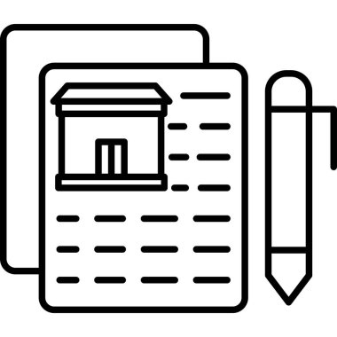 kağıt belge dosya simgesi vektör illüstrasyon