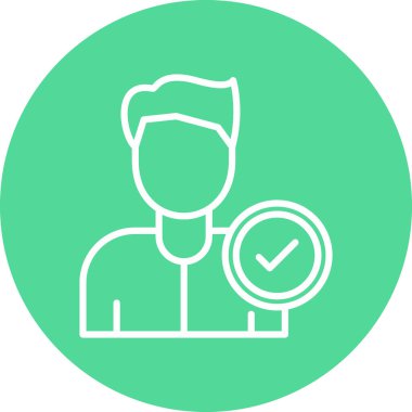 Modern simgenin vektör illüstrasyonu