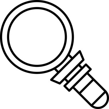 Arama simgesi vektör illüstrasyonu