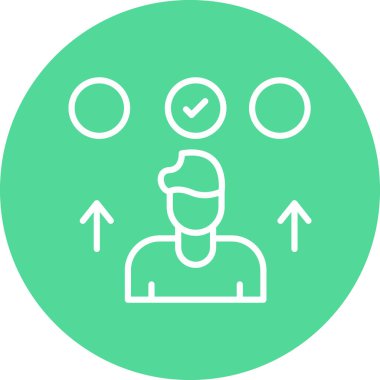 Şapkalı bir adamın vektör çizimi