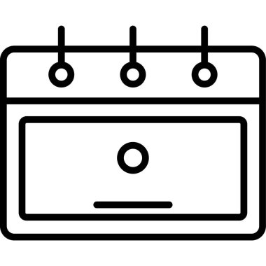 Mutfak. Web simgesi vektör illüstrasyonu