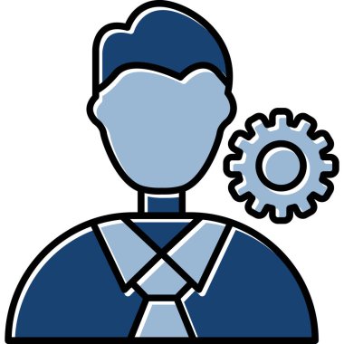 avatar. Web simgesi basit illüstrasyon