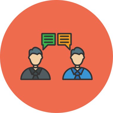 İnsan simgesinin vektör illüstrasyonu