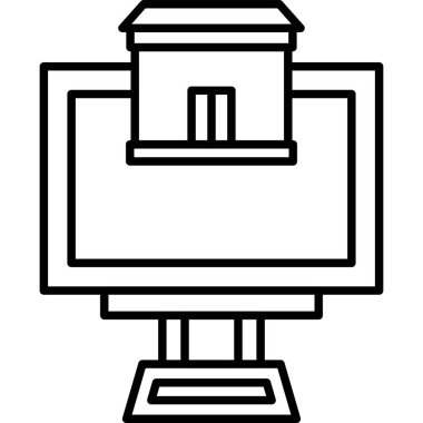 bilgisayar simgesi, vektör illüstrasyonu