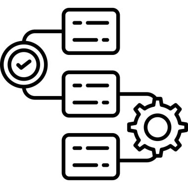 Veri Ayarları. Basit illüstrasyon