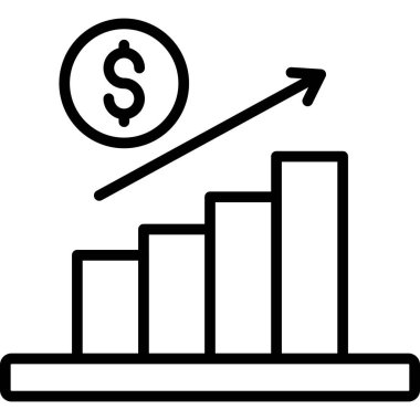 grafik ikonu vektör illüstrasyonu