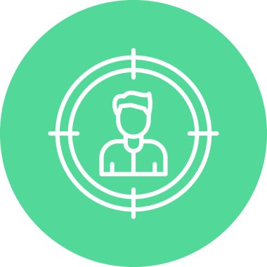 hedef simge vektör illüstrasyonu