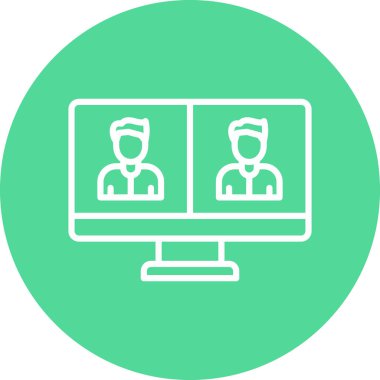 İnsan simgesinin vektör illüstrasyonu