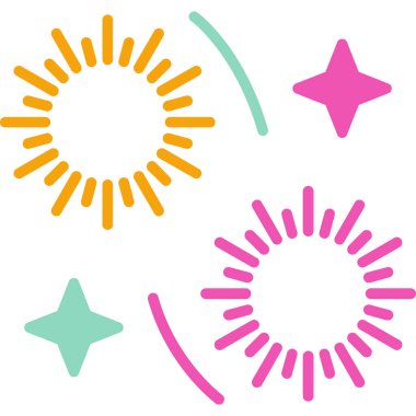 Renkli daireler kümesi