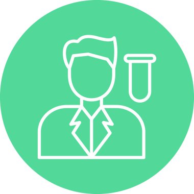 avatar. Web simgesi basit illüstrasyon