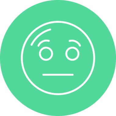 emoji yüzünün vektör illüstrasyonu