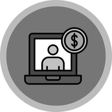 seo modern simgesinin vektör illüstrasyonu