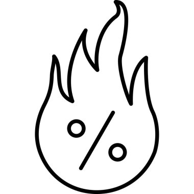 sıcak alev simgesi, özet biçimi