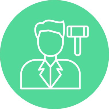 Modern simgenin vektör illüstrasyonu