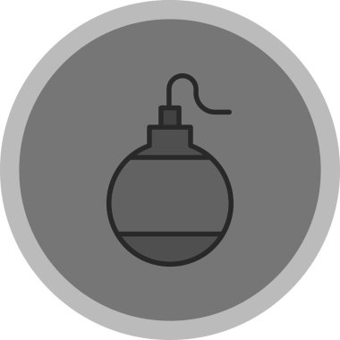 Parfüm şişesi simge vektör çizim