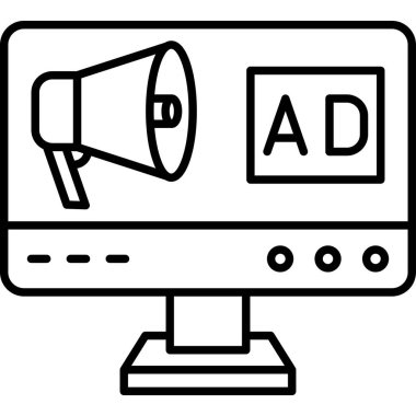 reklam reklam reklam simgesi