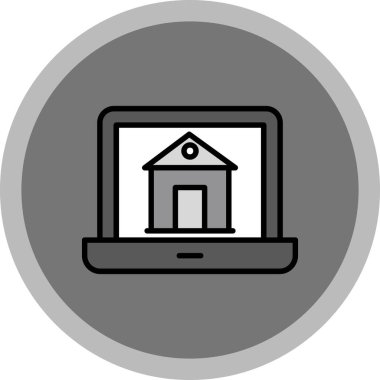 Ev simgesi vektör illüstrasyonu