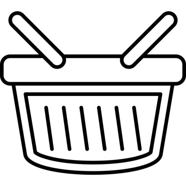 yiyecek ikonu vektör illüstrasyonu