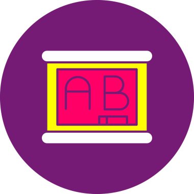 Modern b 'nin vektör illüstrasyonu eksik simgesi