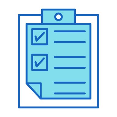 Web Kullanımı için Not Defteri Simgesi, Vektör İllüstrasyonu