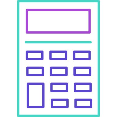 Web Kullanımı için Hesap Makinesi Simgesi, Vektör Resimleri