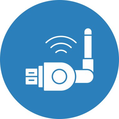 Web Kullanımı için Wifi Simgesi, Vektör İllüstrasyonu