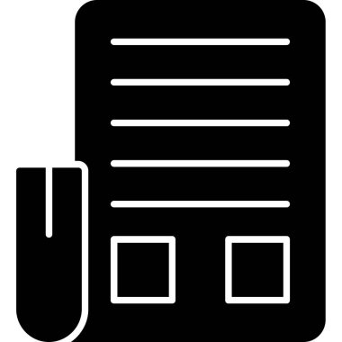 Web Kullanımı için Haber Simgesi, Vektör İllüstrasyonu